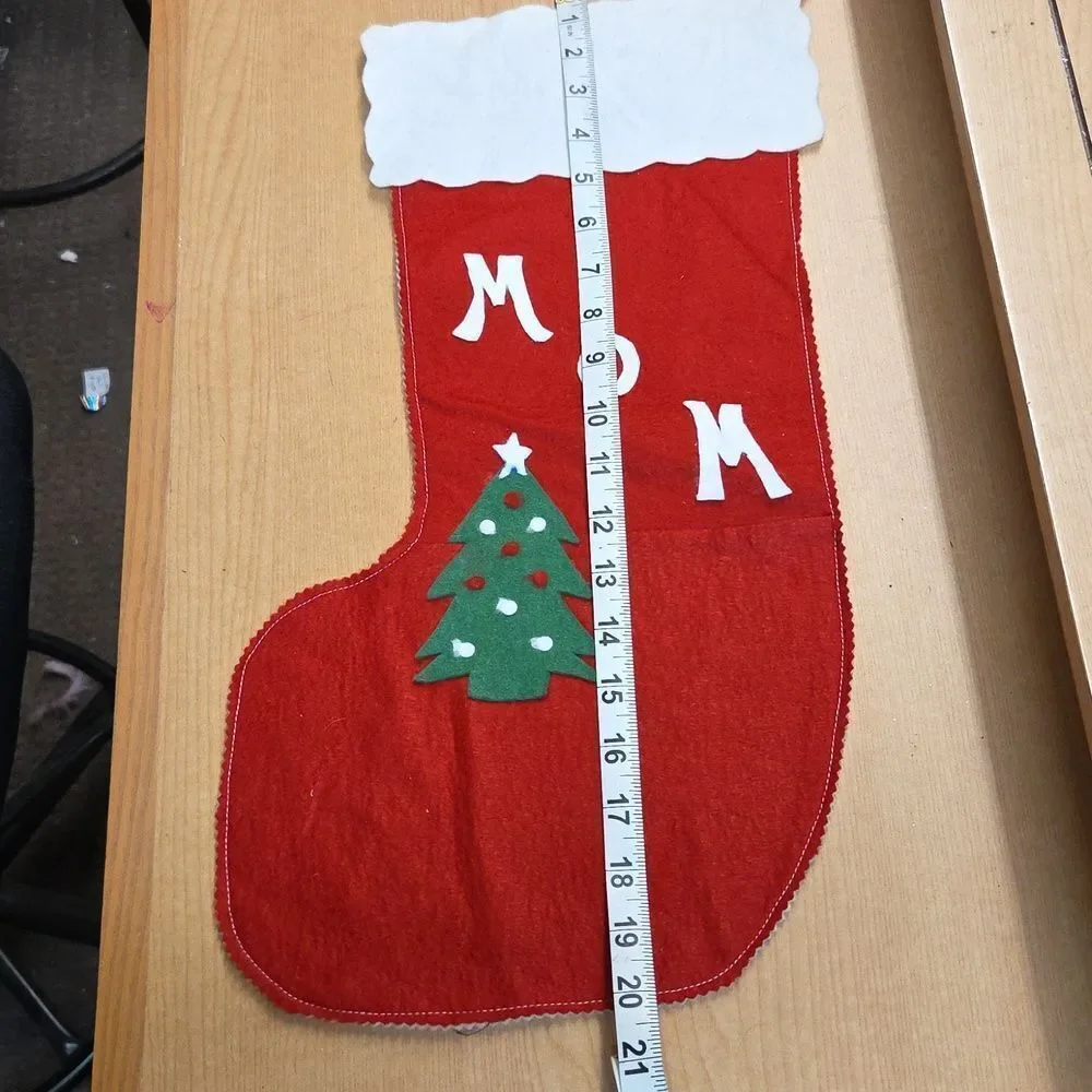 Homemade Mom And Dad Christmas‎ Stockings, Door Knob Covers 7 Stockings